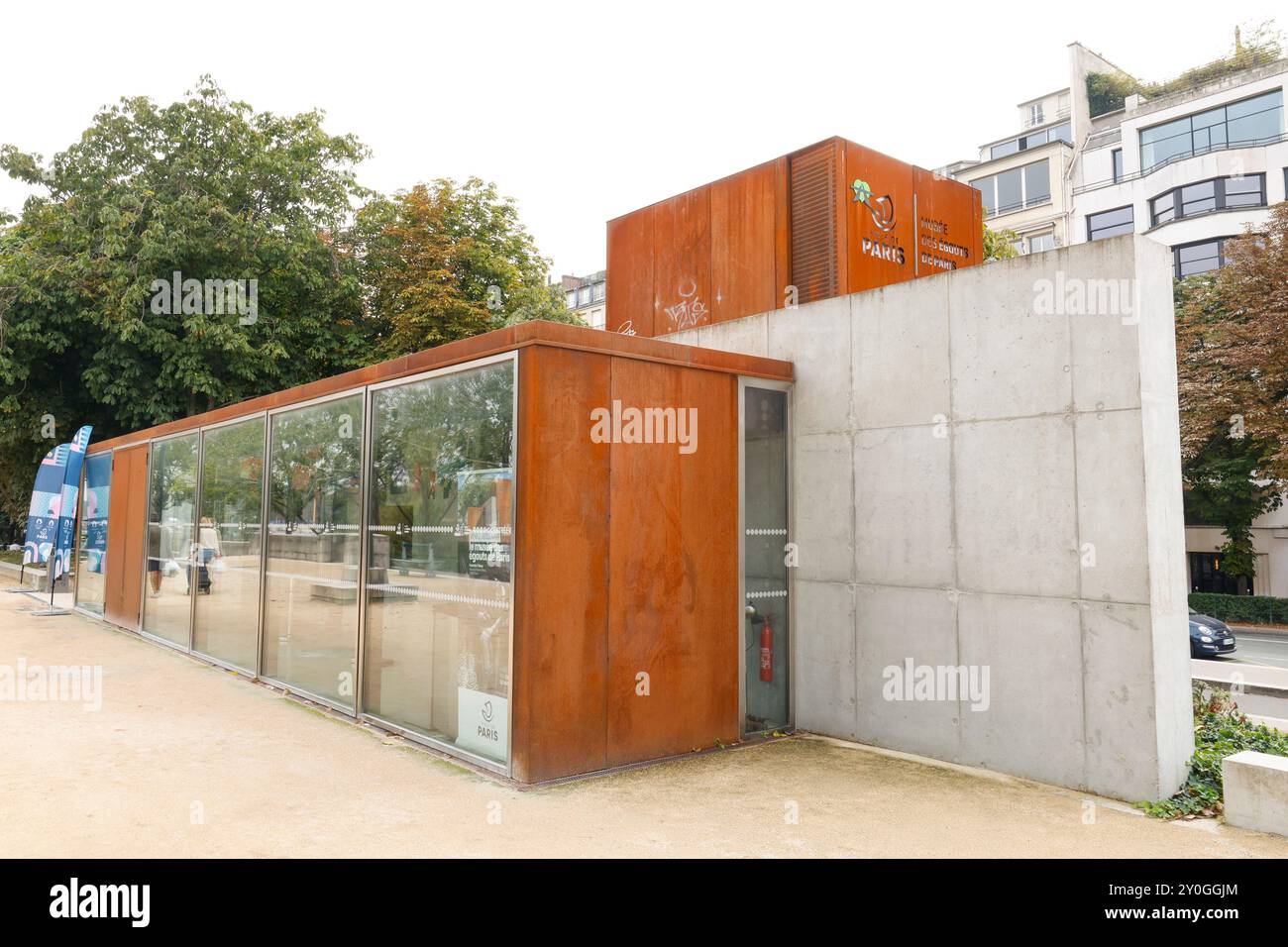 LE MUSÉE DES ÉGOUTS DE PARIS Banque D'Images