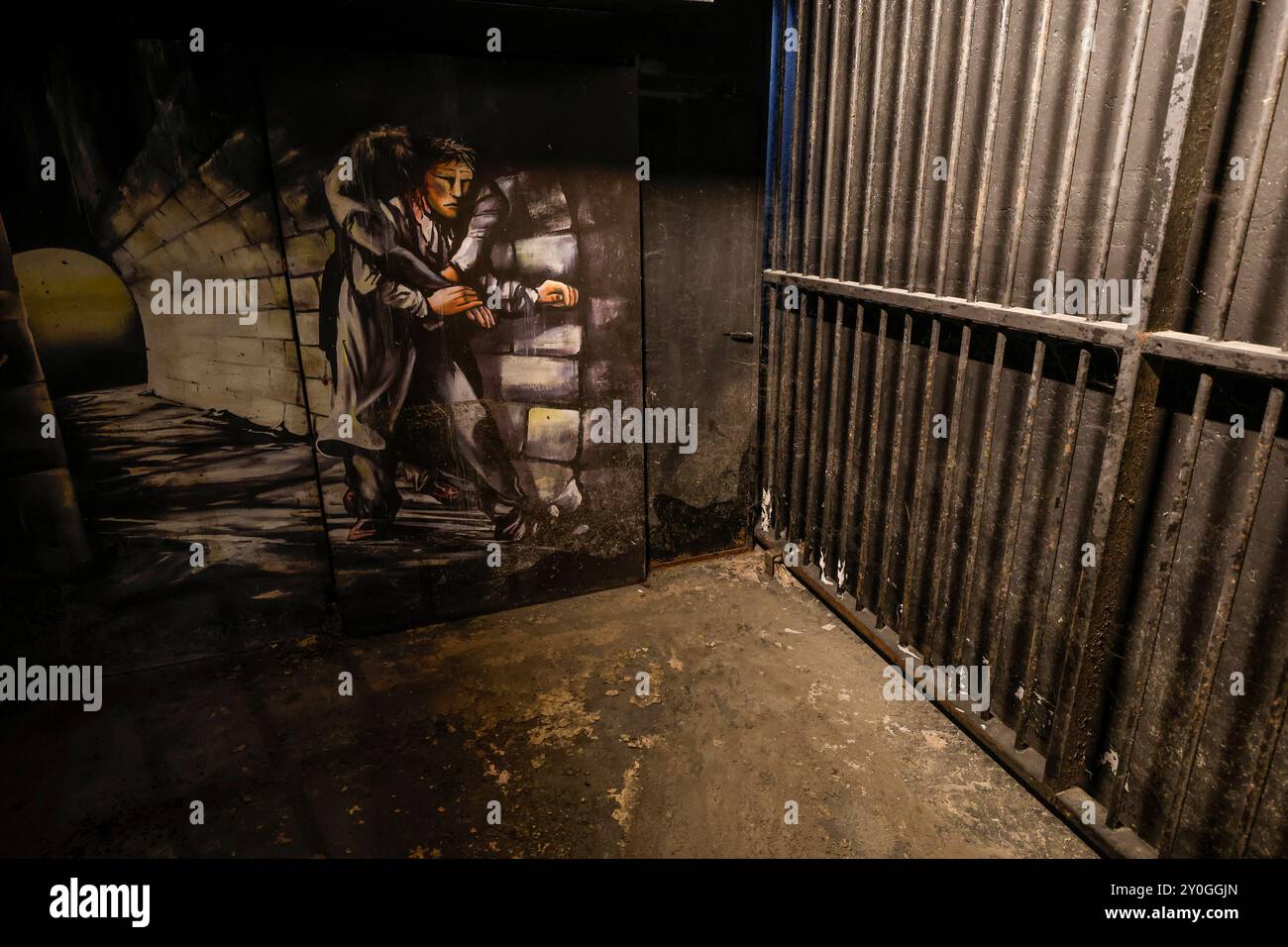 LE MUSÉE DES ÉGOUTS DE PARIS Banque D'Images