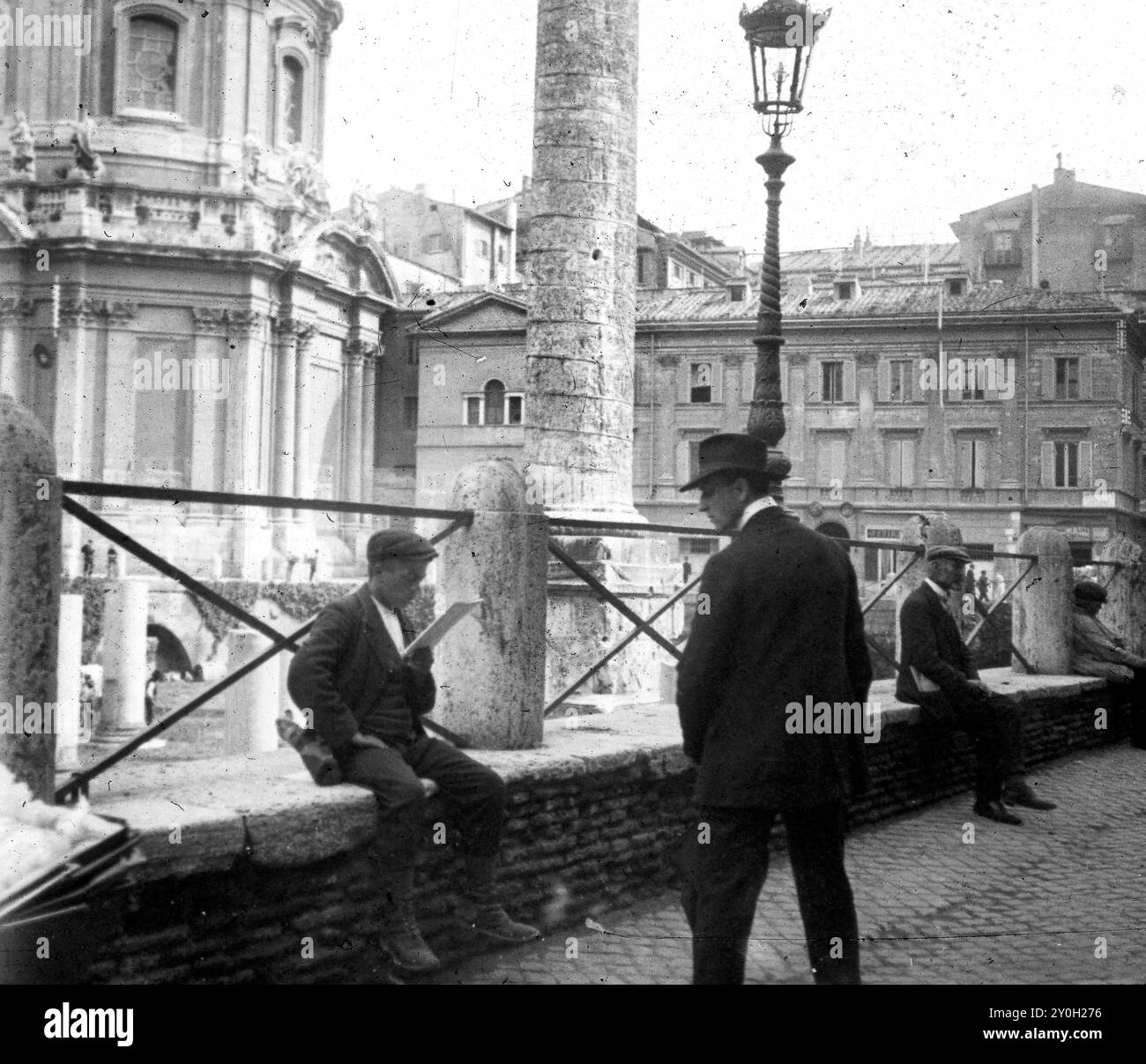 Rome, Italie en 1910 Banque D'Images