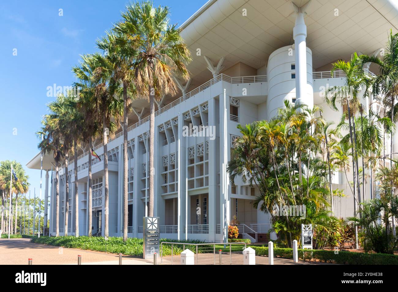 Assemblée législative du territoire du Nord, Parliament House, Mitchell Street, ville de Darwin, territoire du Nord, Australie Banque D'Images
