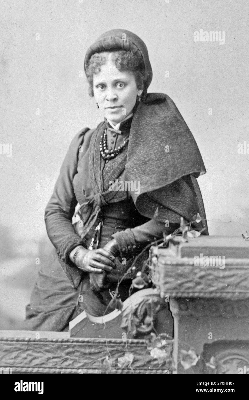 Hallie Quinn Brown (1845/1850 - 1949) militante afro-américaine. Banque D'Images