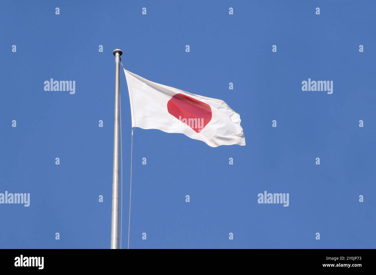 Drapeau japonais Banque D'Images