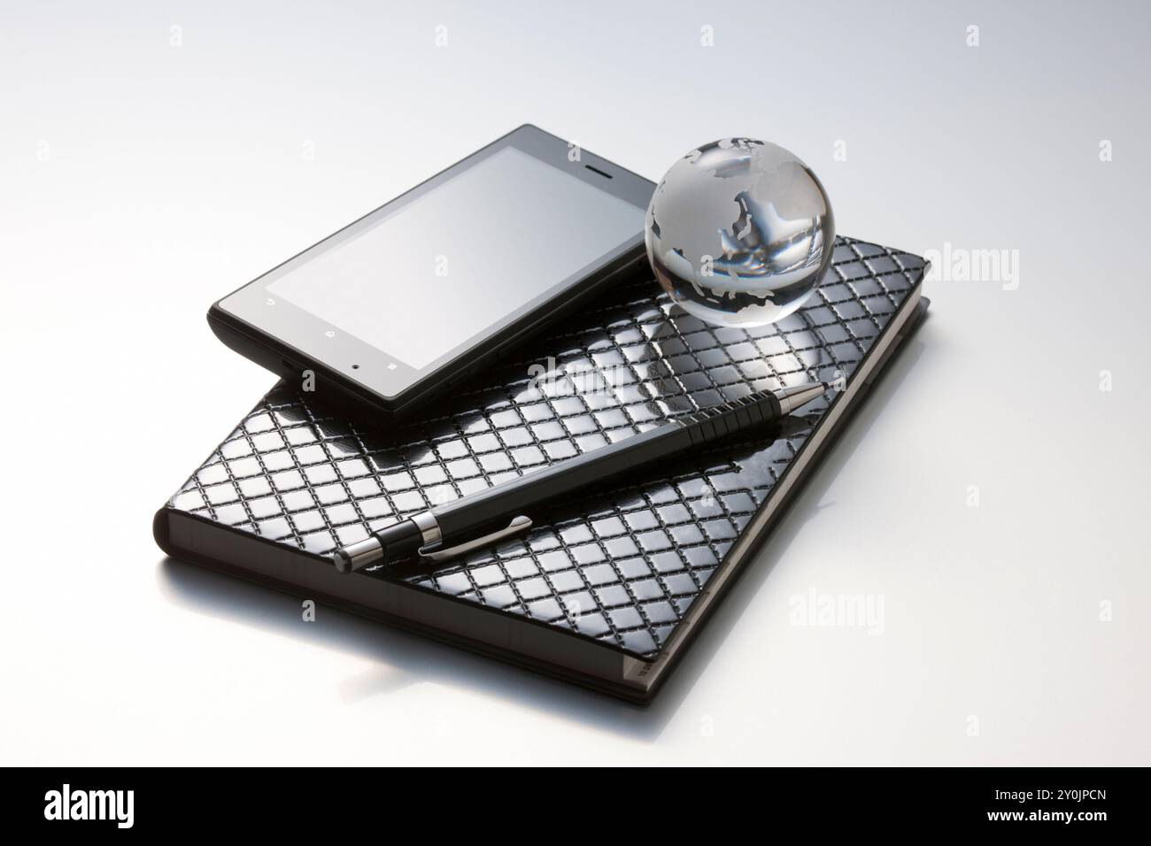 Ordinateur portable et smartphone Banque D'Images