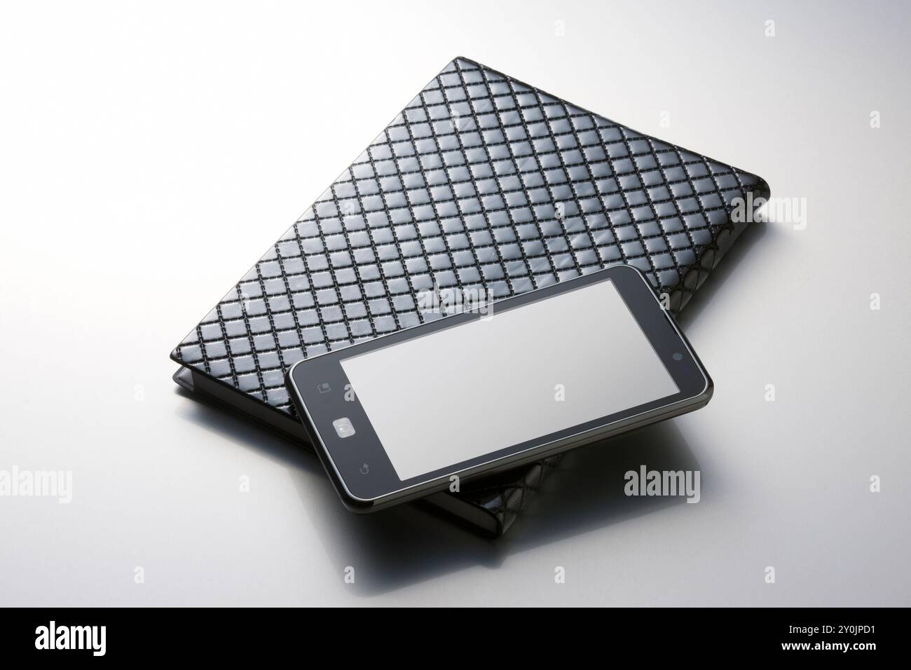 Ordinateur portable et smartphone Banque D'Images