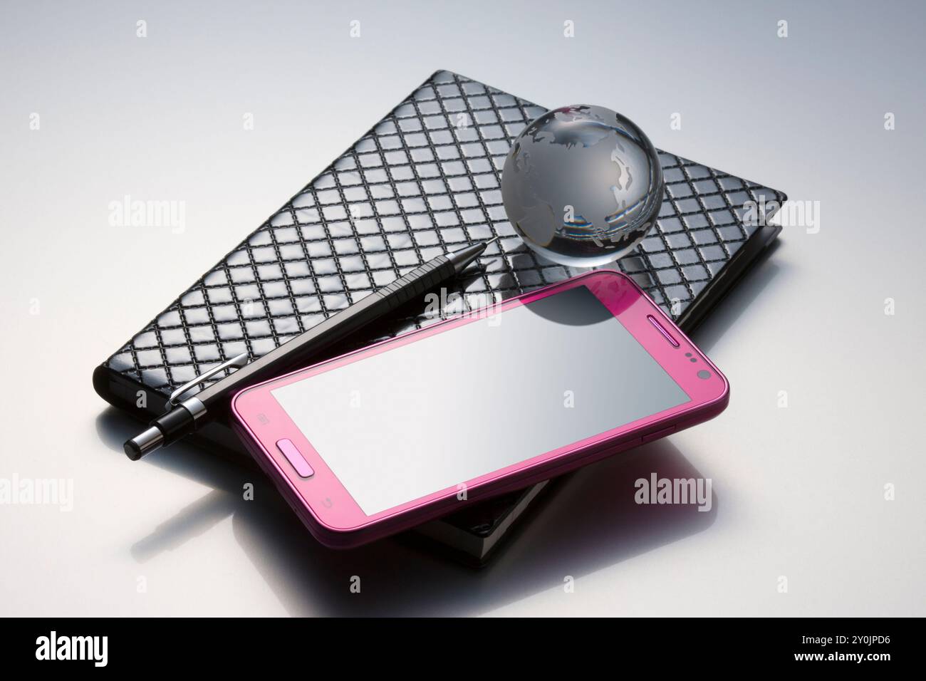 Ordinateur portable et smartphone Banque D'Images