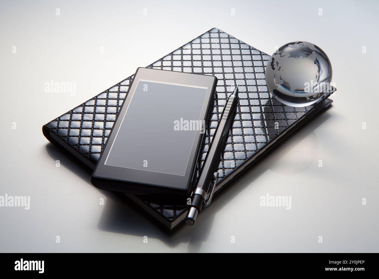 Ordinateur portable et smartphone Banque D'Images