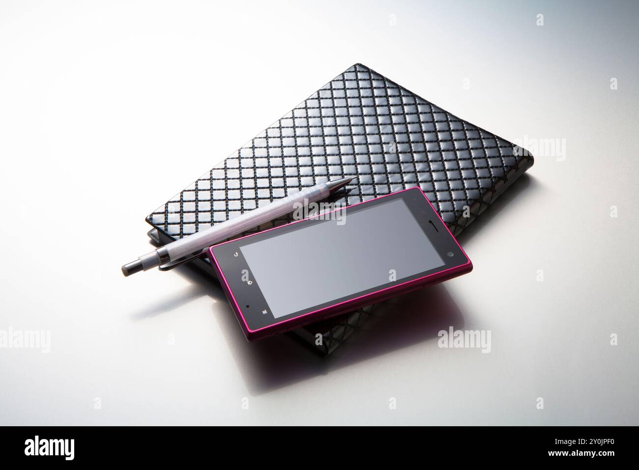 Ordinateur portable et smartphone Banque D'Images