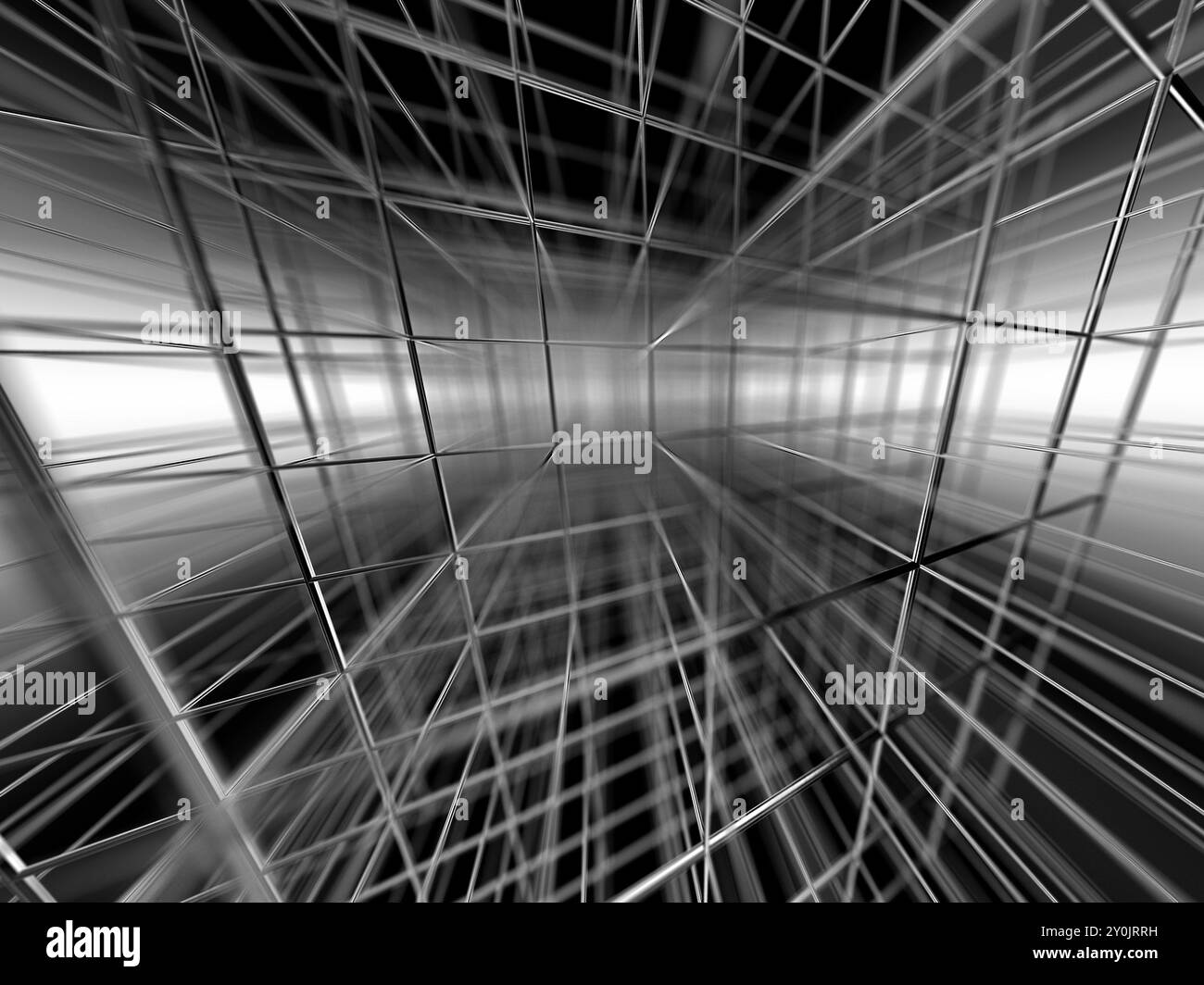 Tuyaux épais qui se croisent Banque D'Images