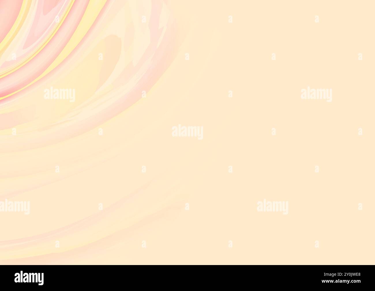 Ondulations de jaune et rouge Banque D'Images