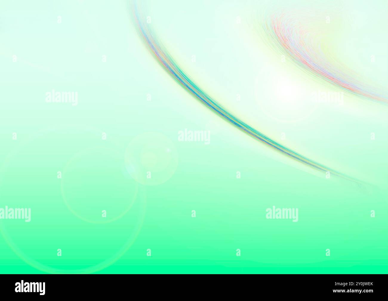 Formes ondulées vertes Banque D'Images