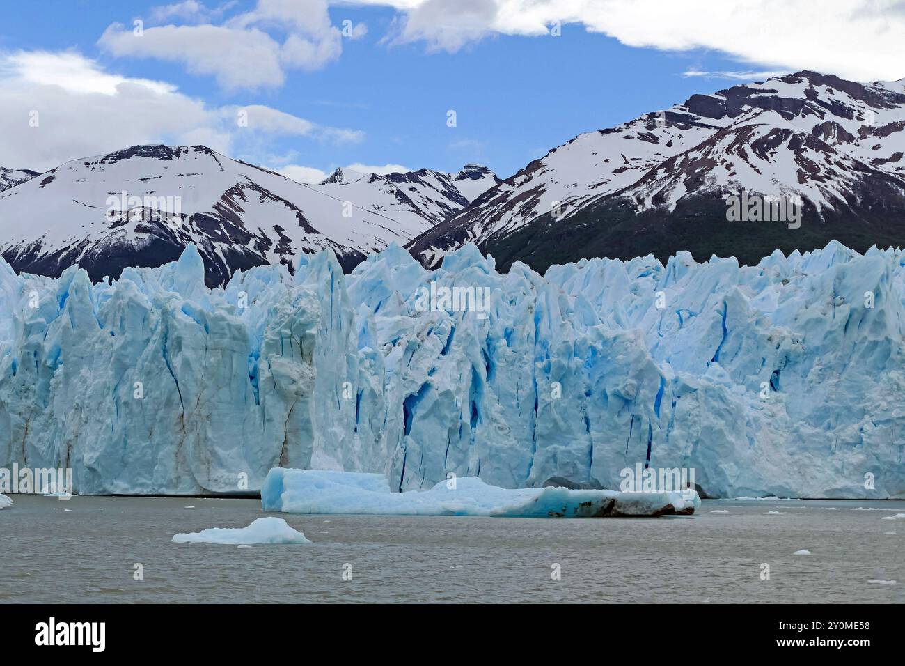 Patagonie Argentine : le glacier Perito Moreno près d'El Calafate Banque D'Images