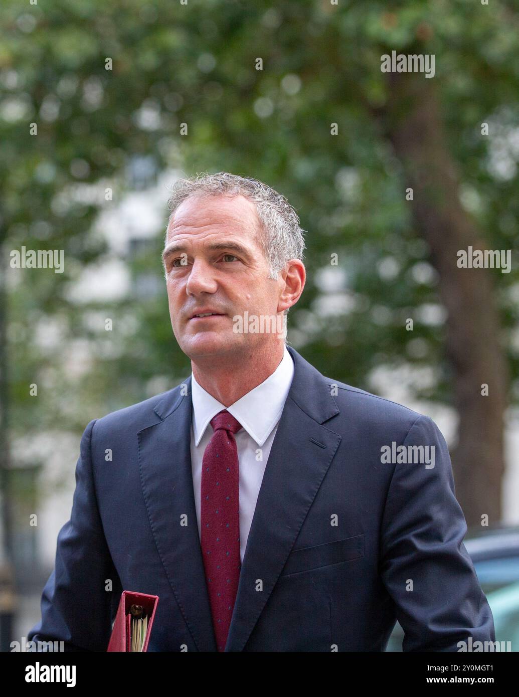 Londres, Angleterre, Royaume-Uni. 3 septembre 2024. Peter Kyle, ministre d'État aux Sciences et à la technologie, arrive au bureau du Cabinet pour la réunion hebdomadaire du Cabinet crédit : Richard Lincoln/Alamy Live News Banque D'Images