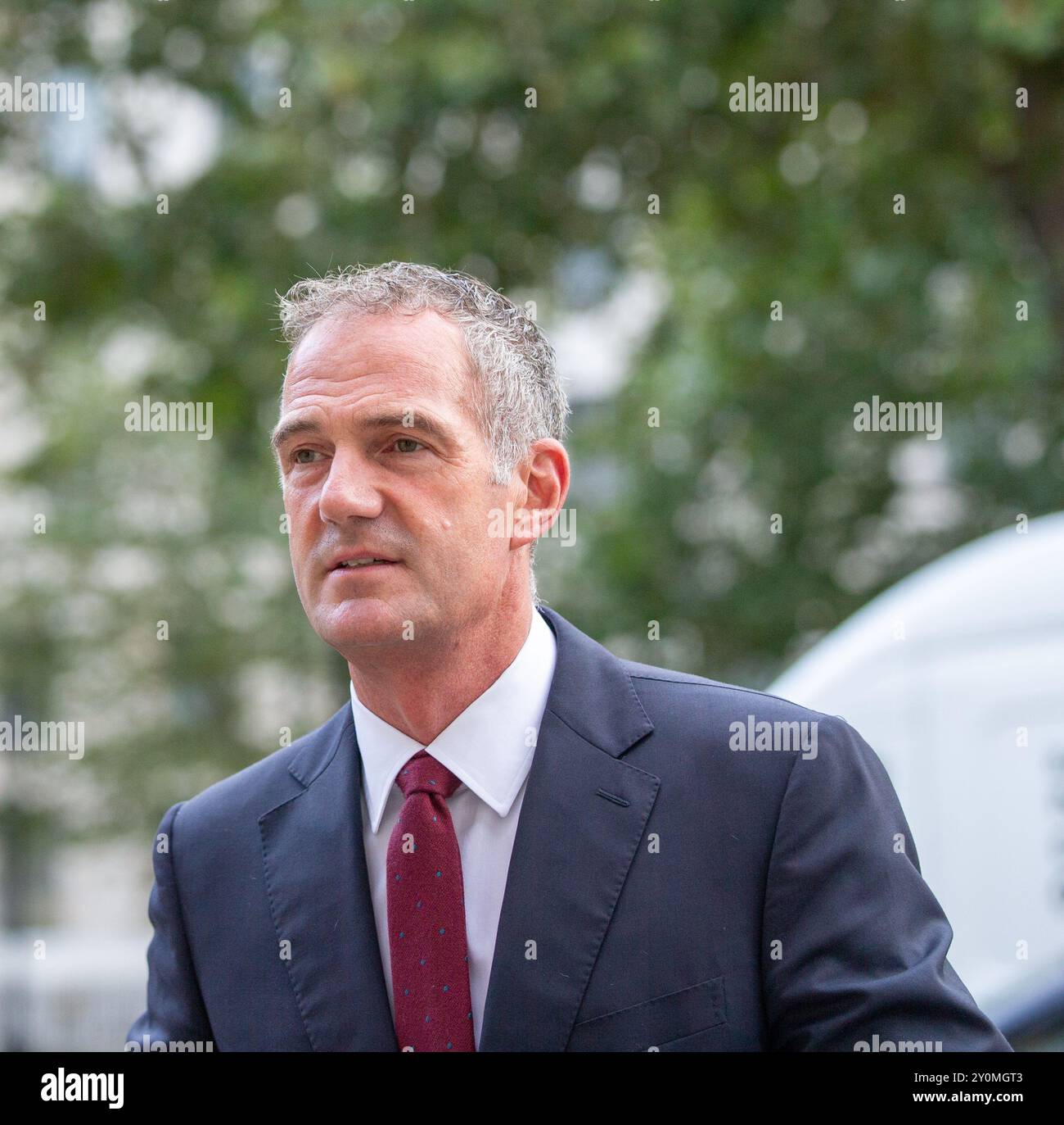 Londres, Angleterre, Royaume-Uni. 3 septembre 2024. Peter Kyle, ministre d'État aux Sciences et à la technologie, arrive au bureau du Cabinet pour la réunion hebdomadaire du Cabinet crédit : Richard Lincoln/Alamy Live News Banque D'Images