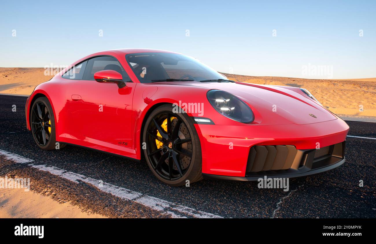 La nouvelle Porsche 911 Carrera GTS pour l'année modèle 2025. Banque D'Images