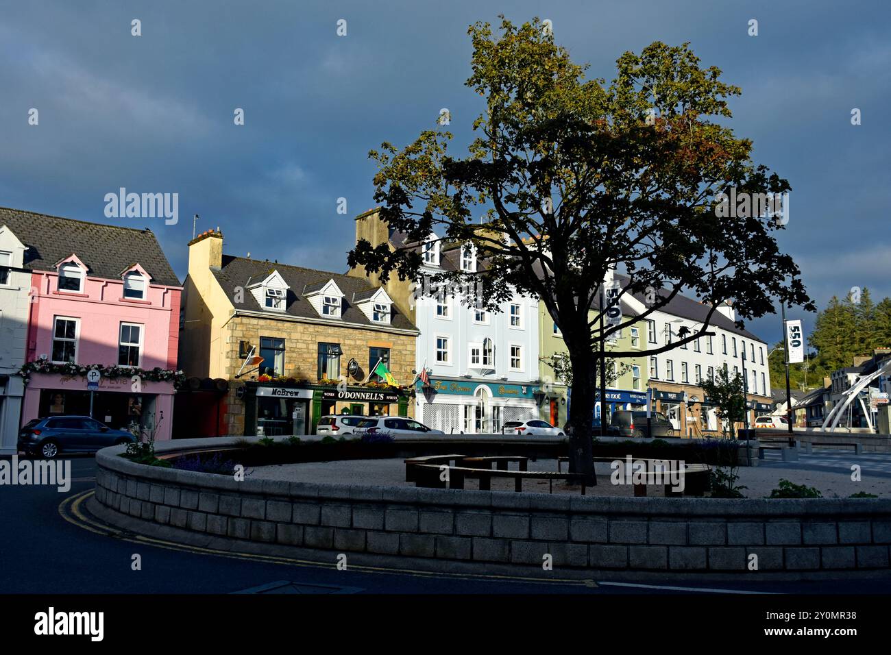 Le diamant dans la ville de Donegal, Irlande. Banque D'Images