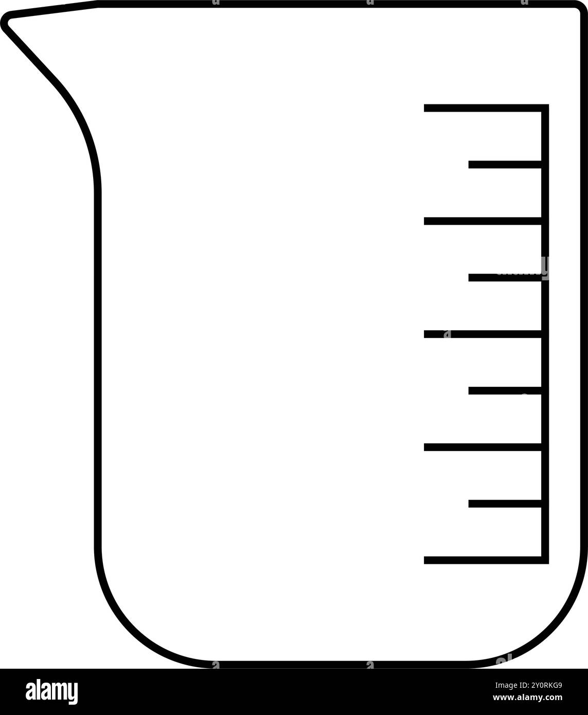 Erlenmeyer icône conception d'illustration simple Illustration de Vecteur
