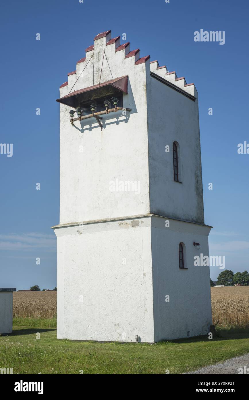 Ancienne maison de transformateur à Tomelilla, comté de Skane, Suède, Scandinavie, Europe Banque D'Images
