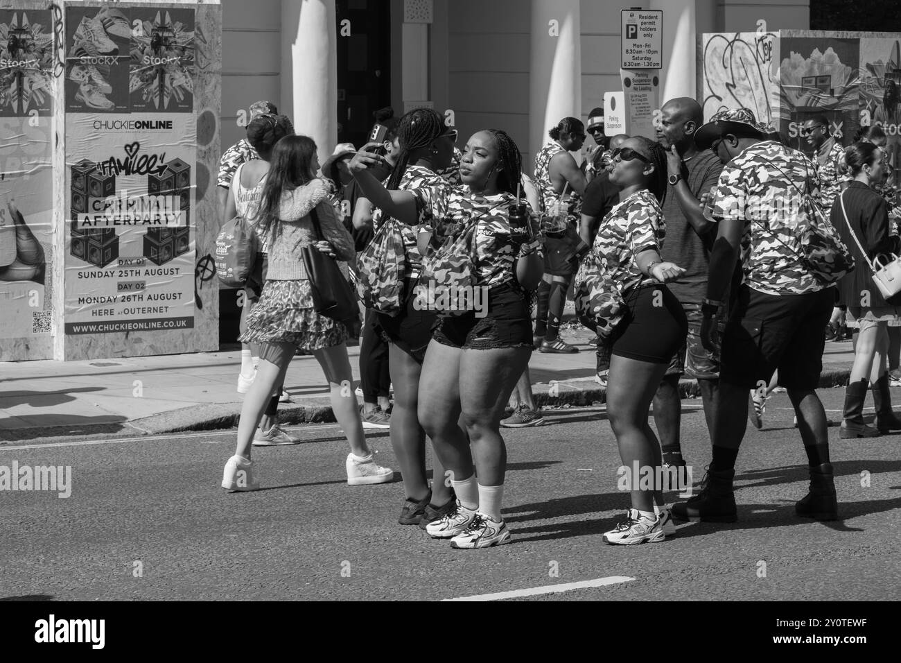 Londres Notting Hill Londres 2024 Banque D'Images