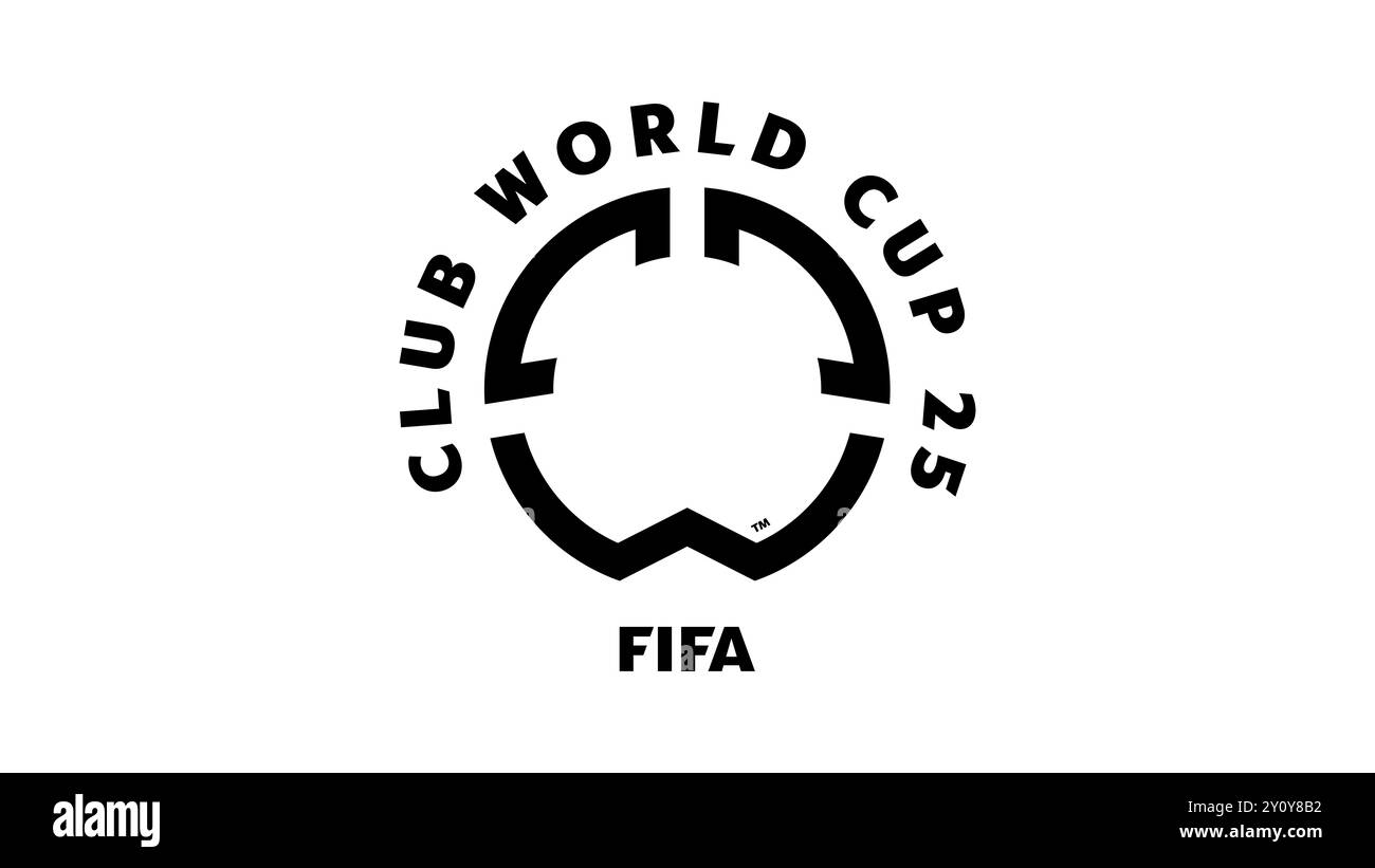 Logo officiel de la Coupe du monde des clubs de la FIFA 25 ÉDITORIAL EXCLUSIF ! Banque D'Images