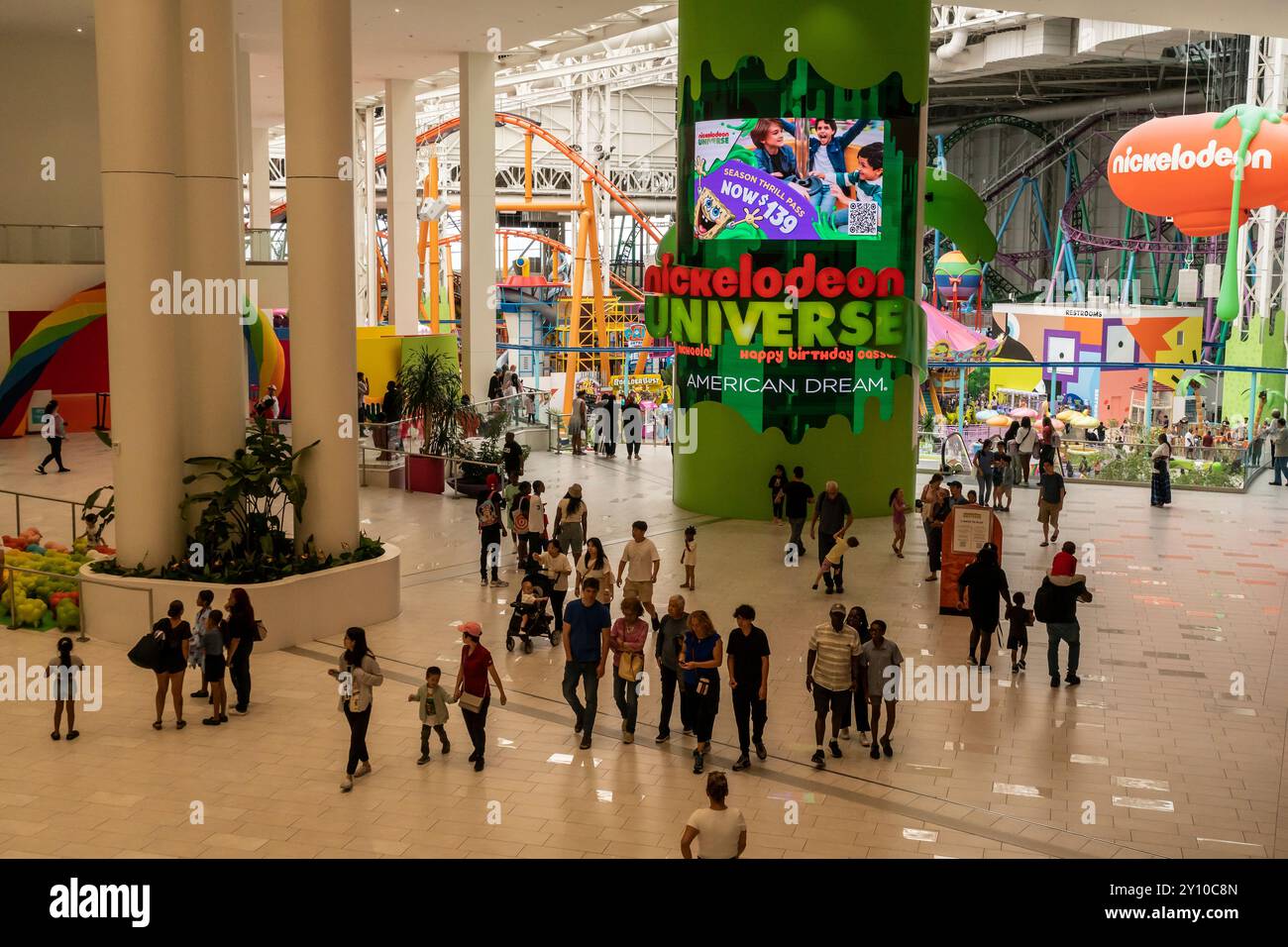 The American Dream Mall à East Rutherford, NJ le samedi 31 août 2024. (© Richard B. Levine) Banque D'Images