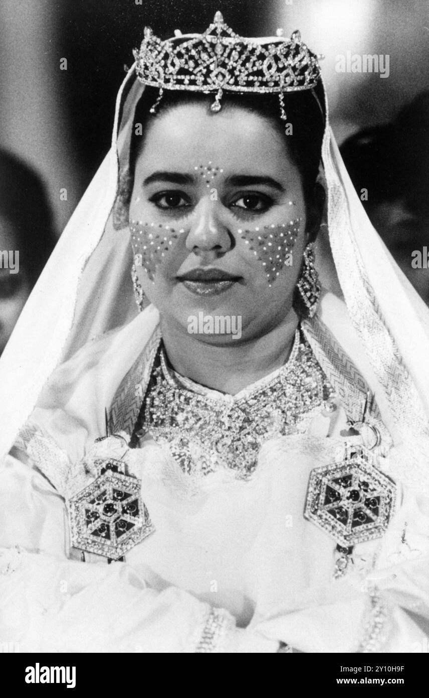 7 giugno 1987 Rabat Archivio Storico Olycom/LaPresse Asma del Marocco (Rabat, 29 settembre 1965), è una principessa marocchina. Nella Foto : Alcune fase del matrimonio della Sua Altezza Reale Asma del Marocco figlia di re Hassan II con Khalid Bouchentouf dans la photo : quelques phases du mariage de son Altesse Royale Asma du Maroc fille du roi Hassan II avec Khalid Bouchentouf Banque D'Images