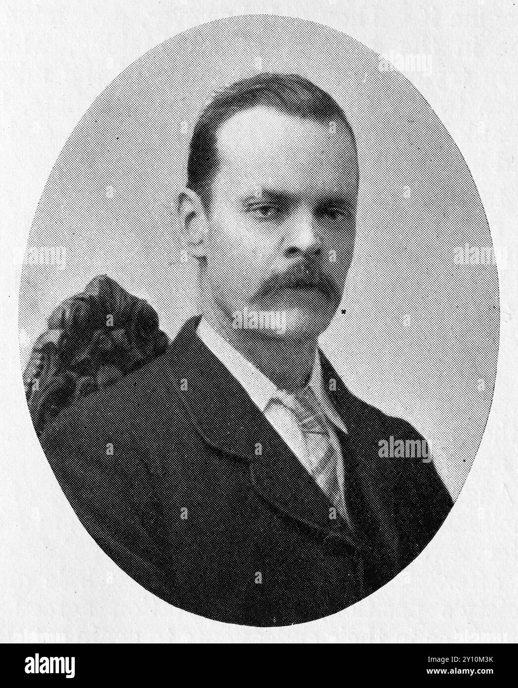 M. A. Timms, ancien président de la Northampton Co-Op. Tiré d'une série de photographies célébrant le jubilé de la Northampton Co-operative Society Ltd, (1870-1920). La Co-operative Society était une coopérative britannique de consommateurs et est connue aujourd'hui sous le nom de Co-operative Group Ltd. Aux XIXe et XXe siècles, les coopératives étaient exploitées sur une base régionale. Banque D'Images