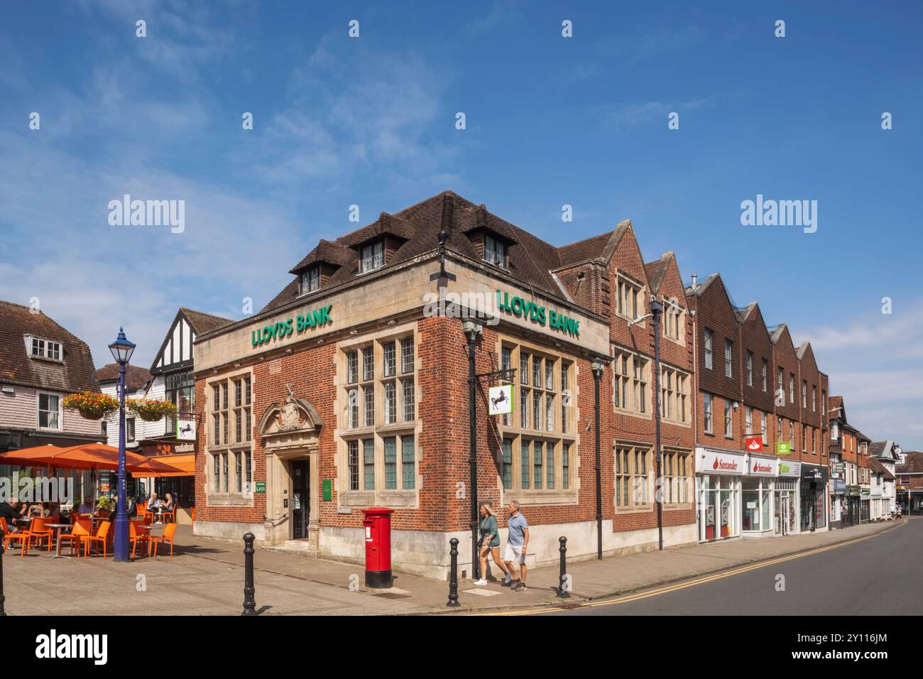 Angleterre, Kent, Sevenoaks, High Street, Lloyds Bank Building Banque D'Images