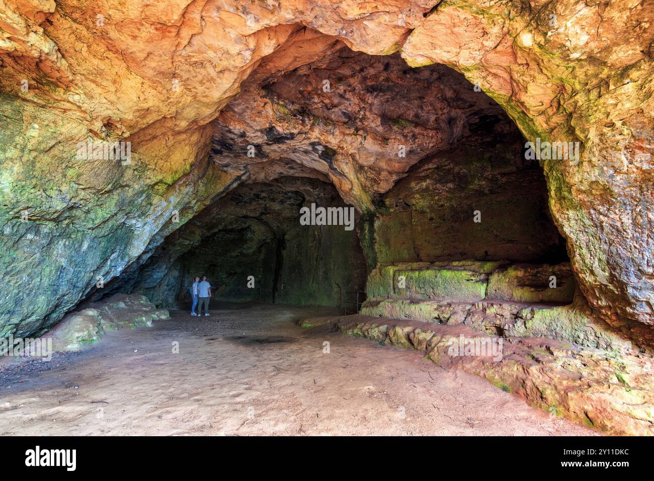 Église en pierre, grotte, histoire, culture, histoire, Scharzfeld, Harz, basse-Saxe, Allemagne, Europe Banque D'Images
