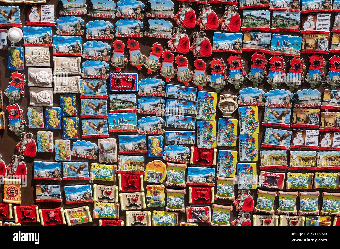 Albanie, péninsule balkanique, Europe du Sud-est, République d'Albanie, Albanie centrale, Kruja, Bazaar Banque D'Images