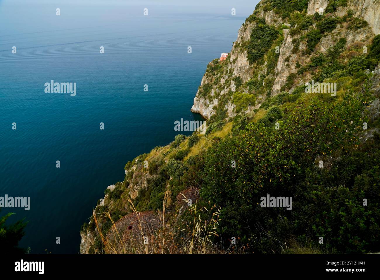 Panoramas de la côte amalfitaine, Province de Salerne, Campanie, Italie Banque D'Images