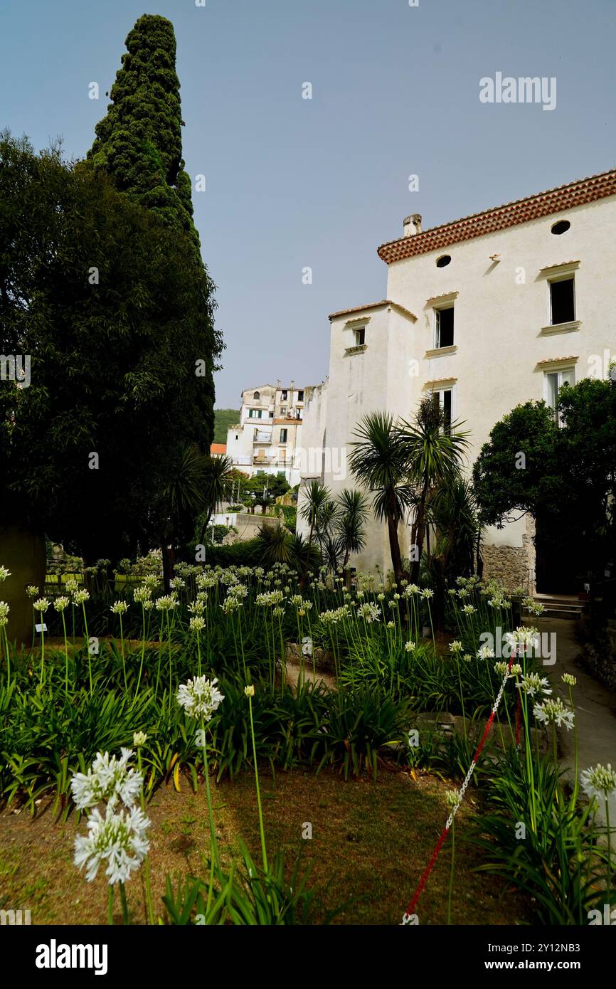 Panoramas de la côte amalfitaine, Province de Salerne, Campanie, Italie Banque D'Images
