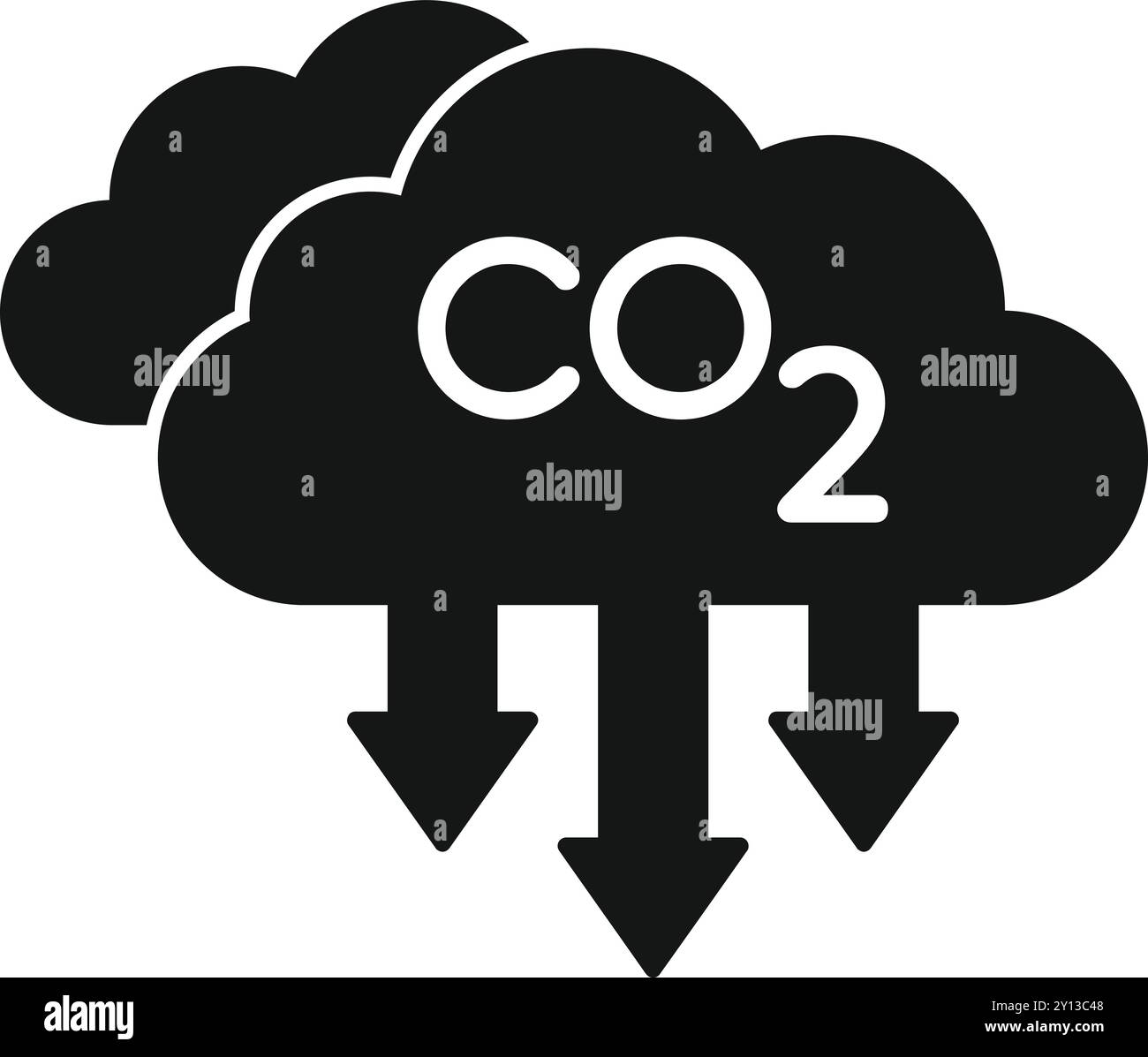 Réduction des émissions de CO2 avec le système de captage et de stockage du carbone, concept de protection de l'environnement Illustration de Vecteur Réduction des émissions de CO2 avec le système de captage et de stockage du carbone, concept de protection de l'environnement Illustration de Vecteur