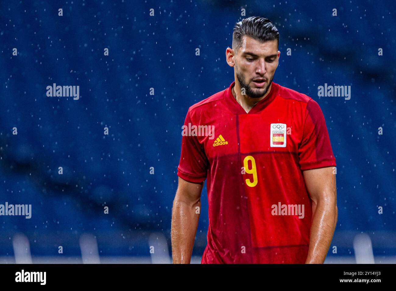 Tokyo, Japon. 28 juillet 2021. Jeux Olympiques : match de football entre l'Espagne et l'Argentine au stade Saitama. © ABEL F. ROS Banque D'Images