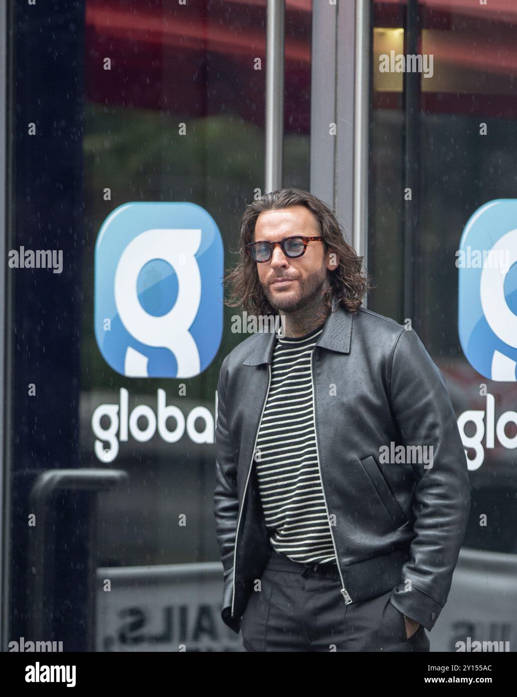 Londres, Angleterre, Royaume-Uni. 5 septembre 2024. Pete Wicks, star de TOWIE, arrive aux Global Radio Studios London Credit : Richard Lincoln/Alamy Live News Banque D'Images