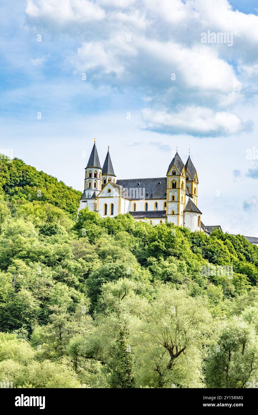 Monastère historique d'Arnstein, Allemagne, Rhénanie-Palatinat Banque D'Images