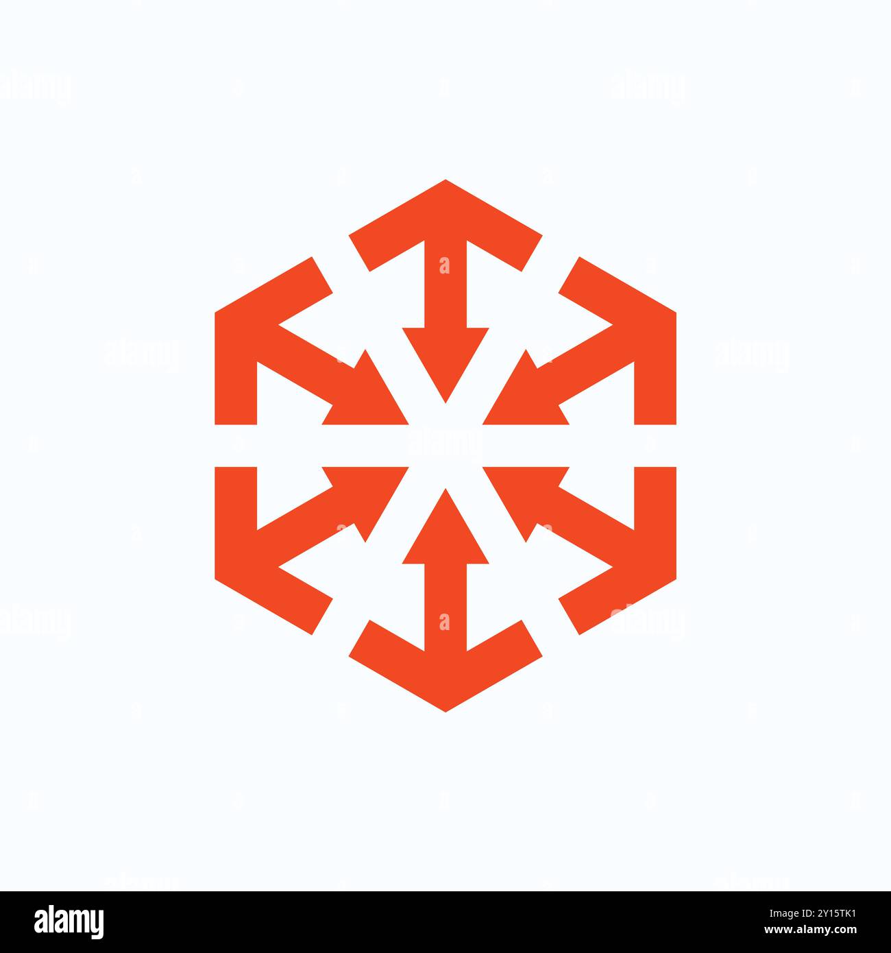Mise en réseau technologique et conception du logo du centre de données Illustration de Vecteur