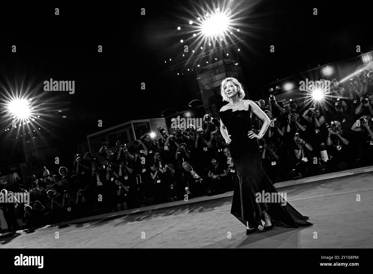 Venezia, Italie. 01 Sep, 2024. Cate Blanchett le tapis rouge du film 'Wolfs' au 81ème Festival International du film de Venise le 01 septembre 2024 à Venise, Italie. (Photo de Gian Mattia D'Alberto/LaPresse) crédit : LaPresse/Alamy Live News Banque D'Images