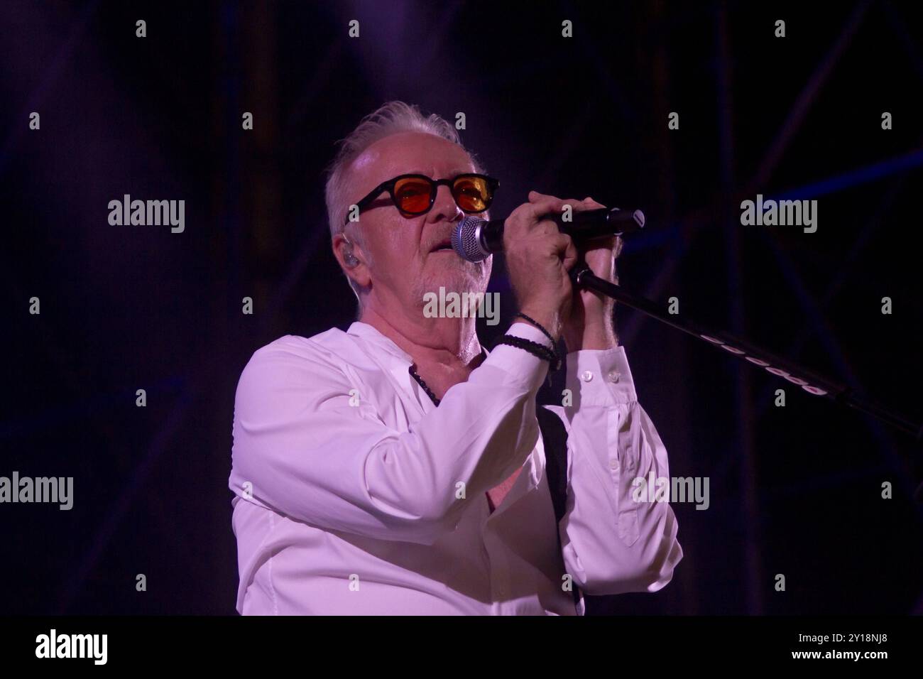 Vicence, Italie. 04th Sep, 2024. Umberto Tozzi ''L'Ultima Notte Rosa - The final Tour'' au Festival de Vicence, mercredi 4 septembre 2024 (photo de Mimmo Lamacchia/NurPhoto) crédit : NurPhoto SRL/Alamy Live News Banque D'Images