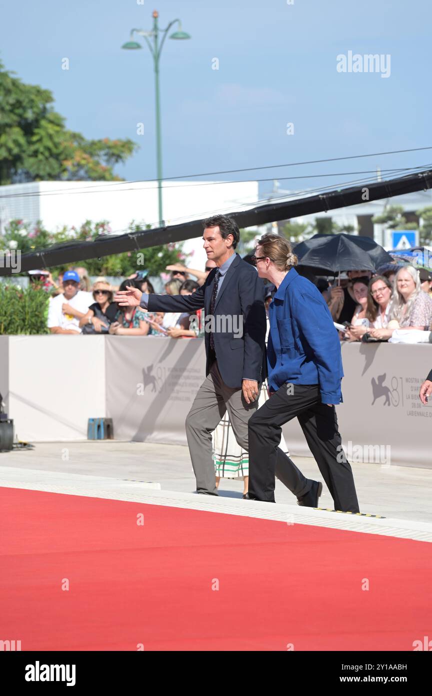 HARVEST Red Carpet le 81e Festival du film de Venise 2024. FAMA © Fausto Marci Banque D'Images