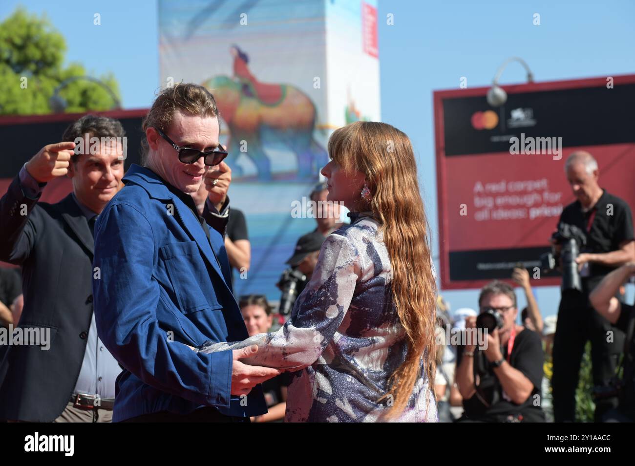 HARVEST Red Carpet le 81e Festival du film de Venise 2024. FAMA © Fausto Marci Banque D'Images