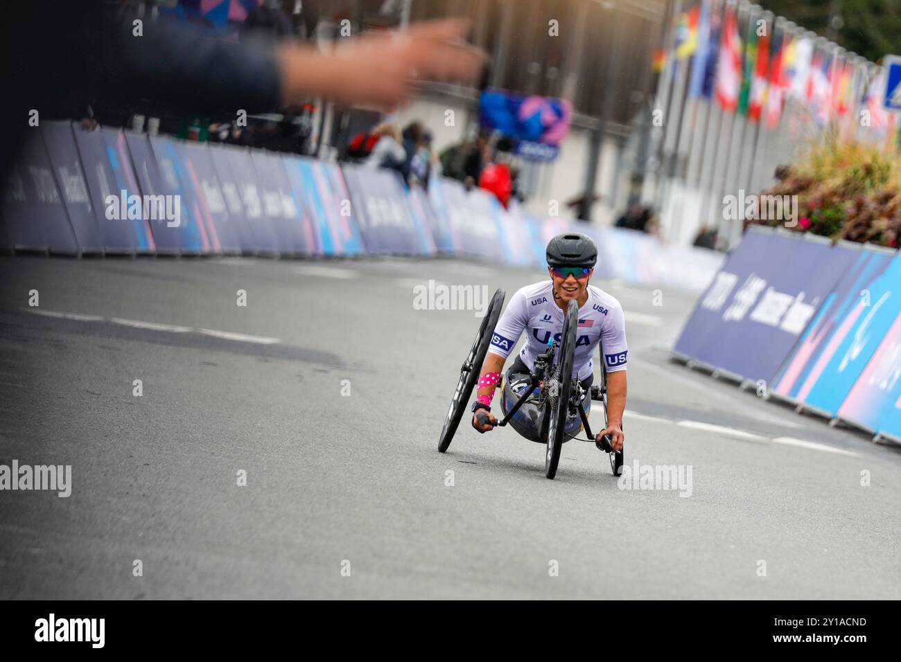 MASTERS Oksana a remporté la médaille d'or aux Jeux paralympiques d'été à Paris 2024 crédit : Marco Ciccolella/Alamy Live News Banque D'Images