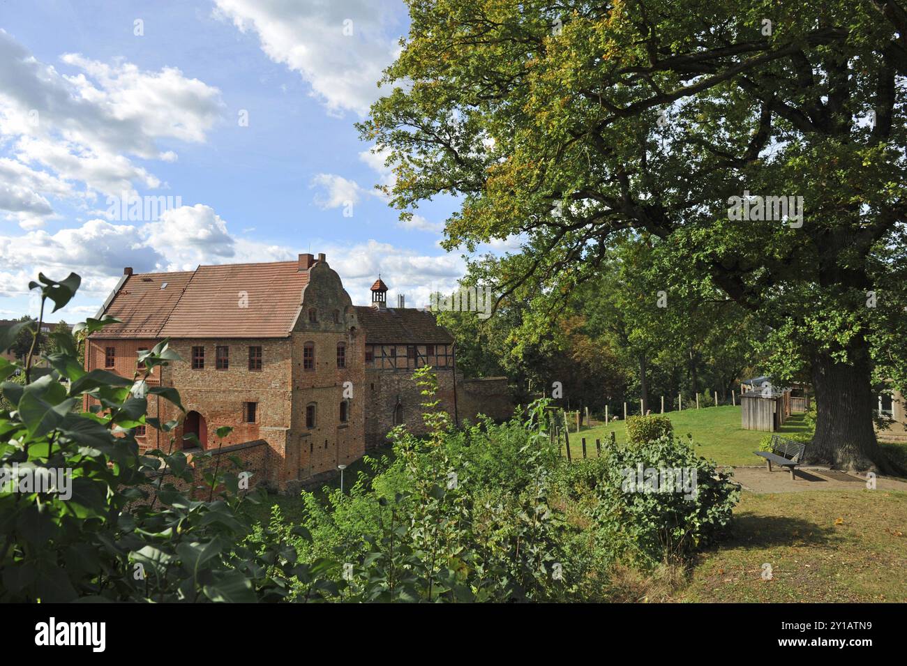 Vieux château de Penzlin Banque D'Images