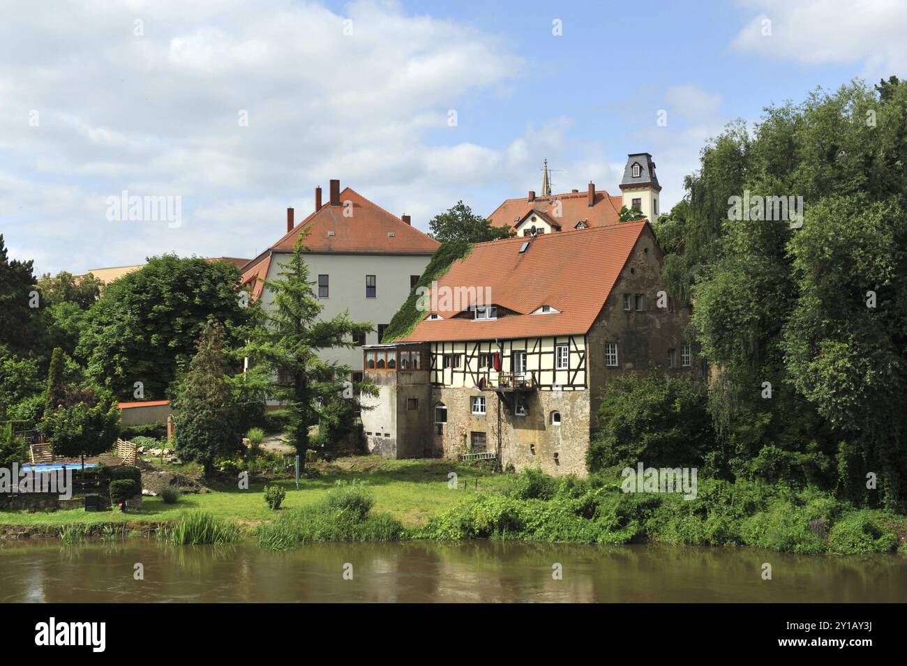 Vieille ville de Merseburg Banque D'Images