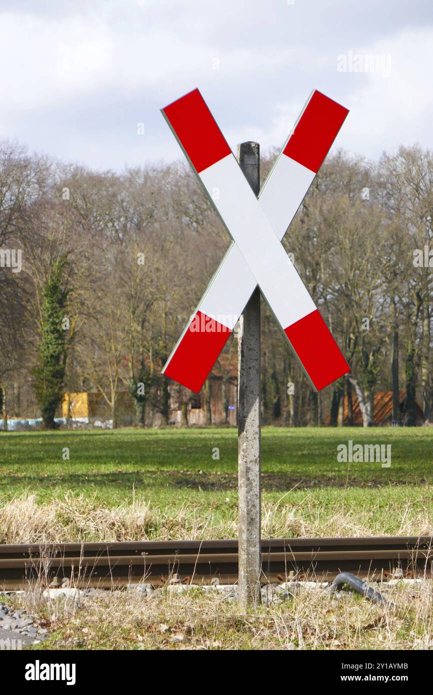 St Andrew's cross Banque D'Images