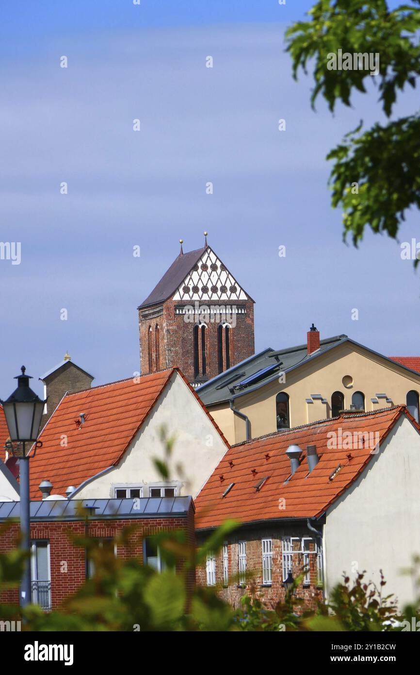 Église Saint-Nicolas à Wismar Banque D'Images