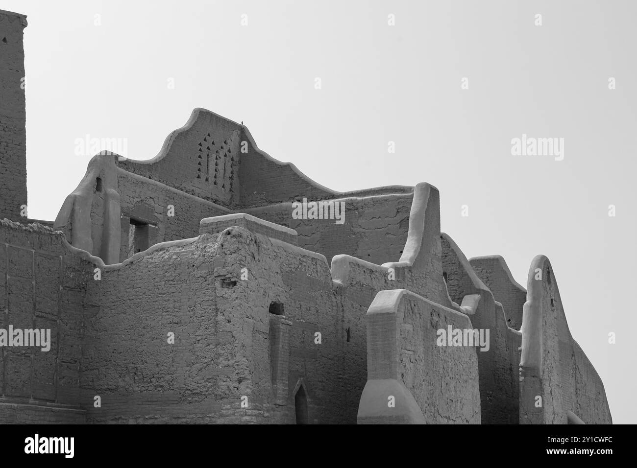 Riyad Arabie Saoudite 11 mars 2023 : Al Diriyah ancienne capitale . Ruines de Diriyah - culture saoudienne. Fête nationale Banque D'Images
