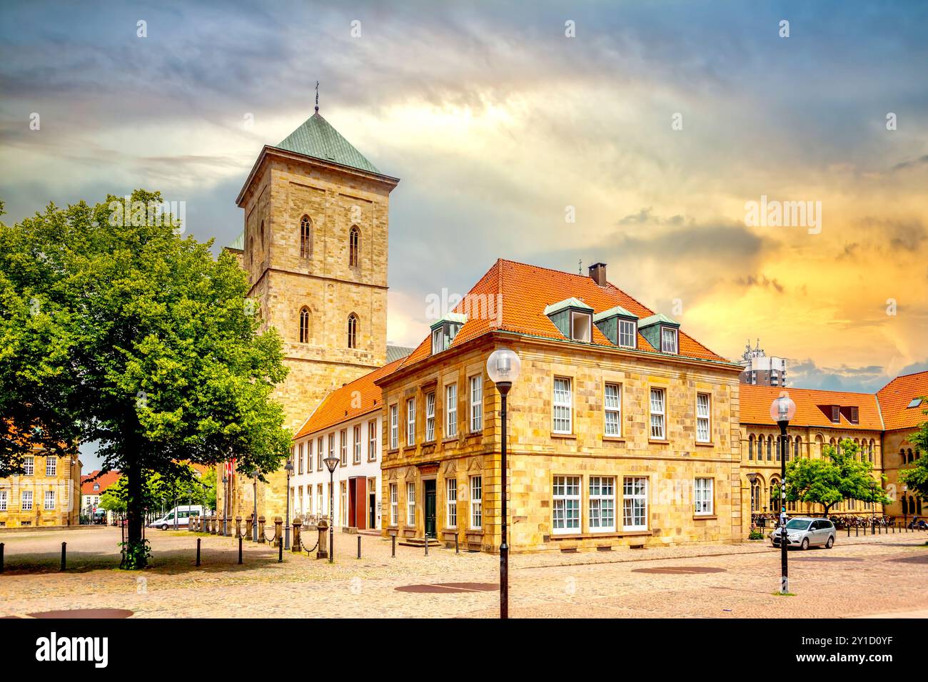 Vieille ville de Osnabrück, Allemagne Banque D'Images