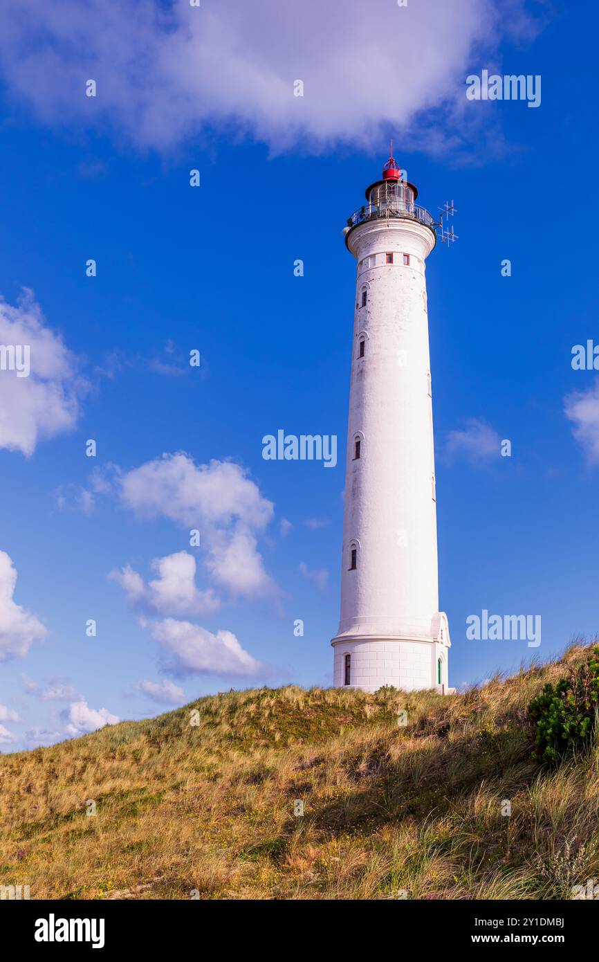 Lyngvig phare, Ebeltoft, Danemark Banque D'Images