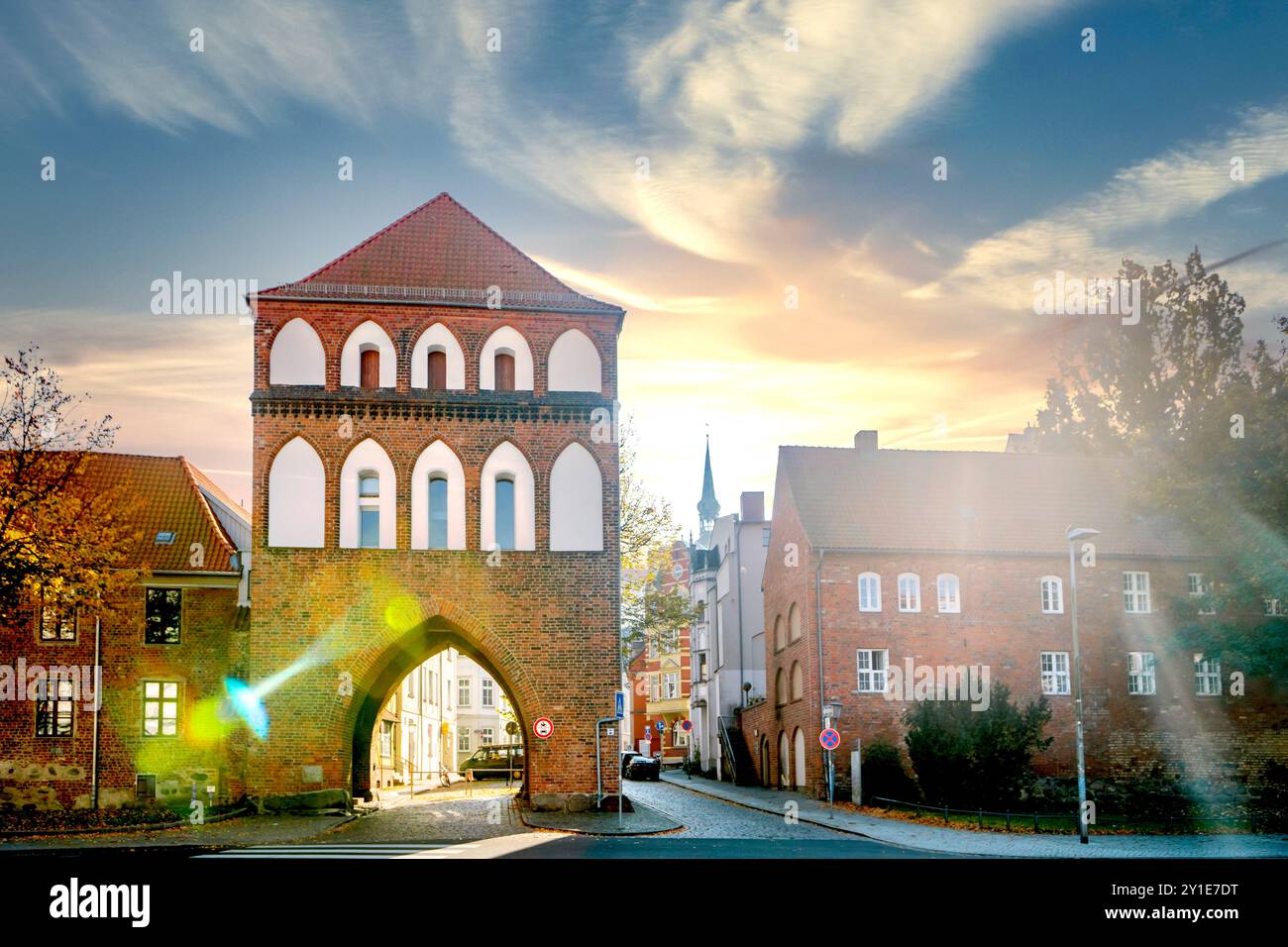 Vieille ville de Stralsund, Allemagne Banque D'Images