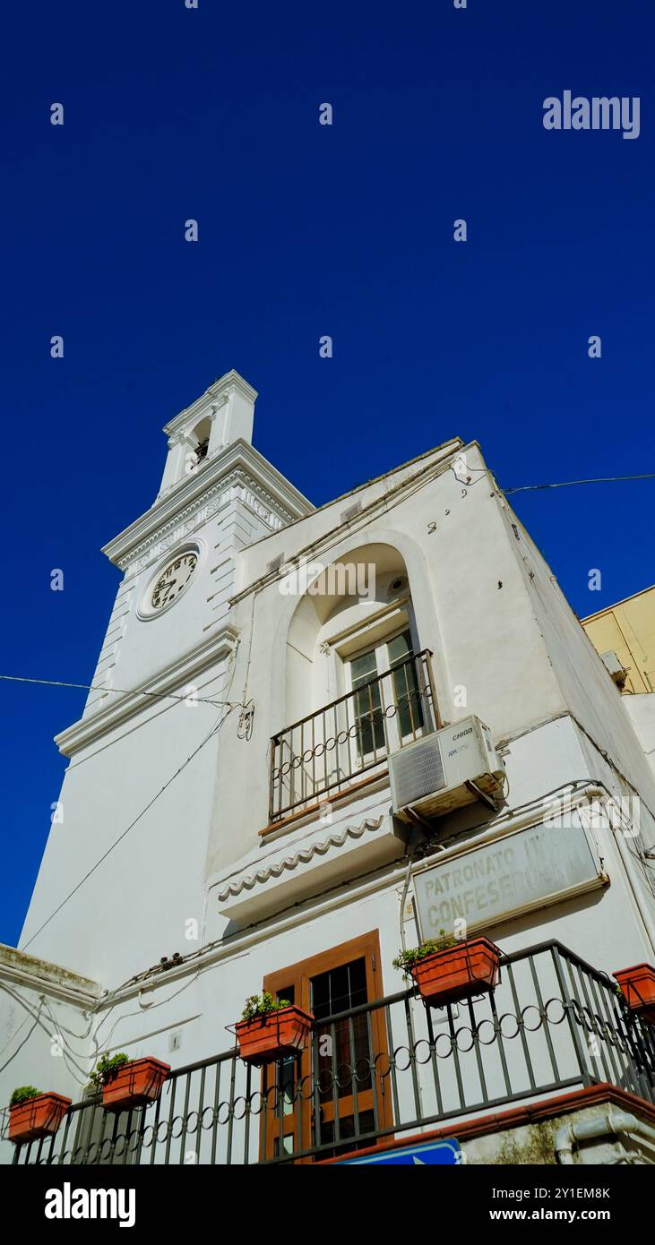 Pisticci, le district de Dirupo, Matera, Basilicate, Italie Banque D'Images